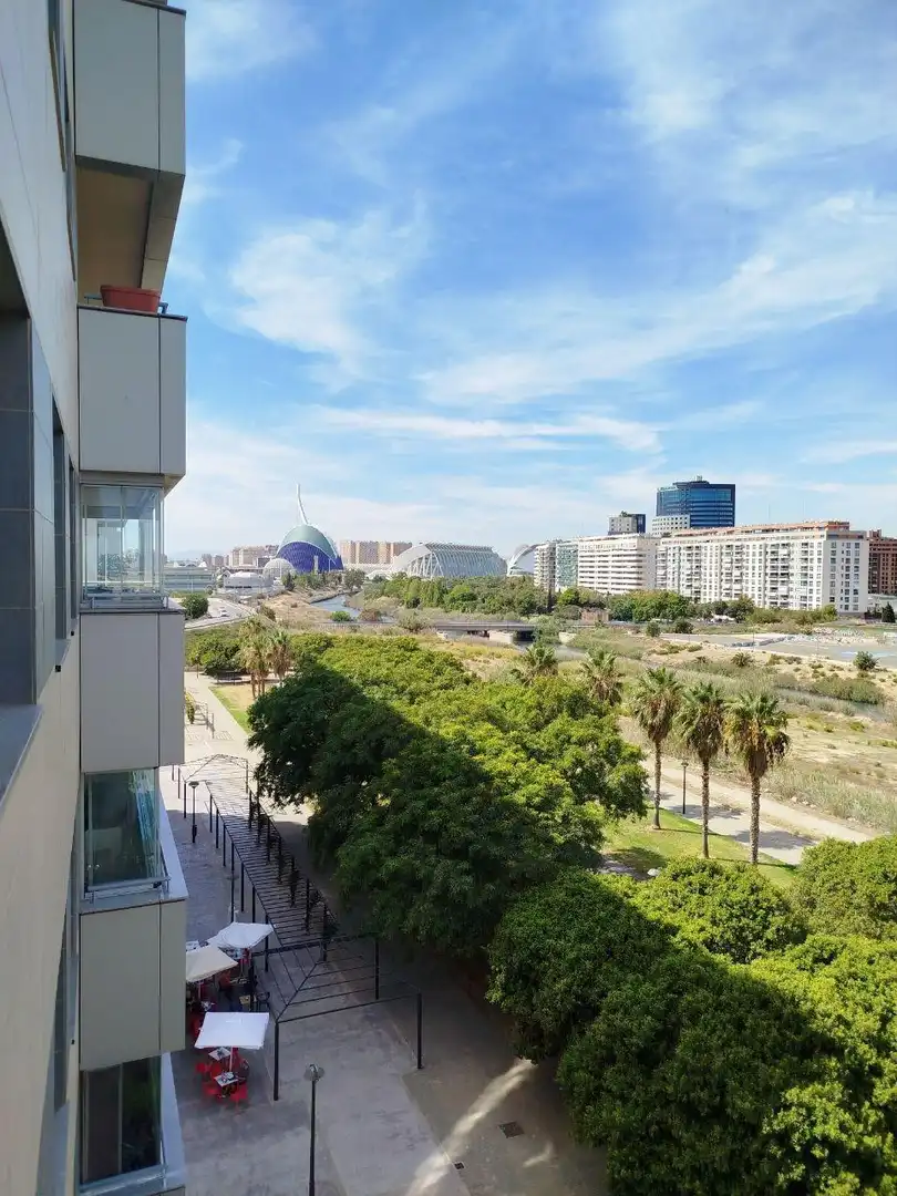 Exterior view of Apartments for sale in Valencia  with Air Conditioner, Storage room and Balcony