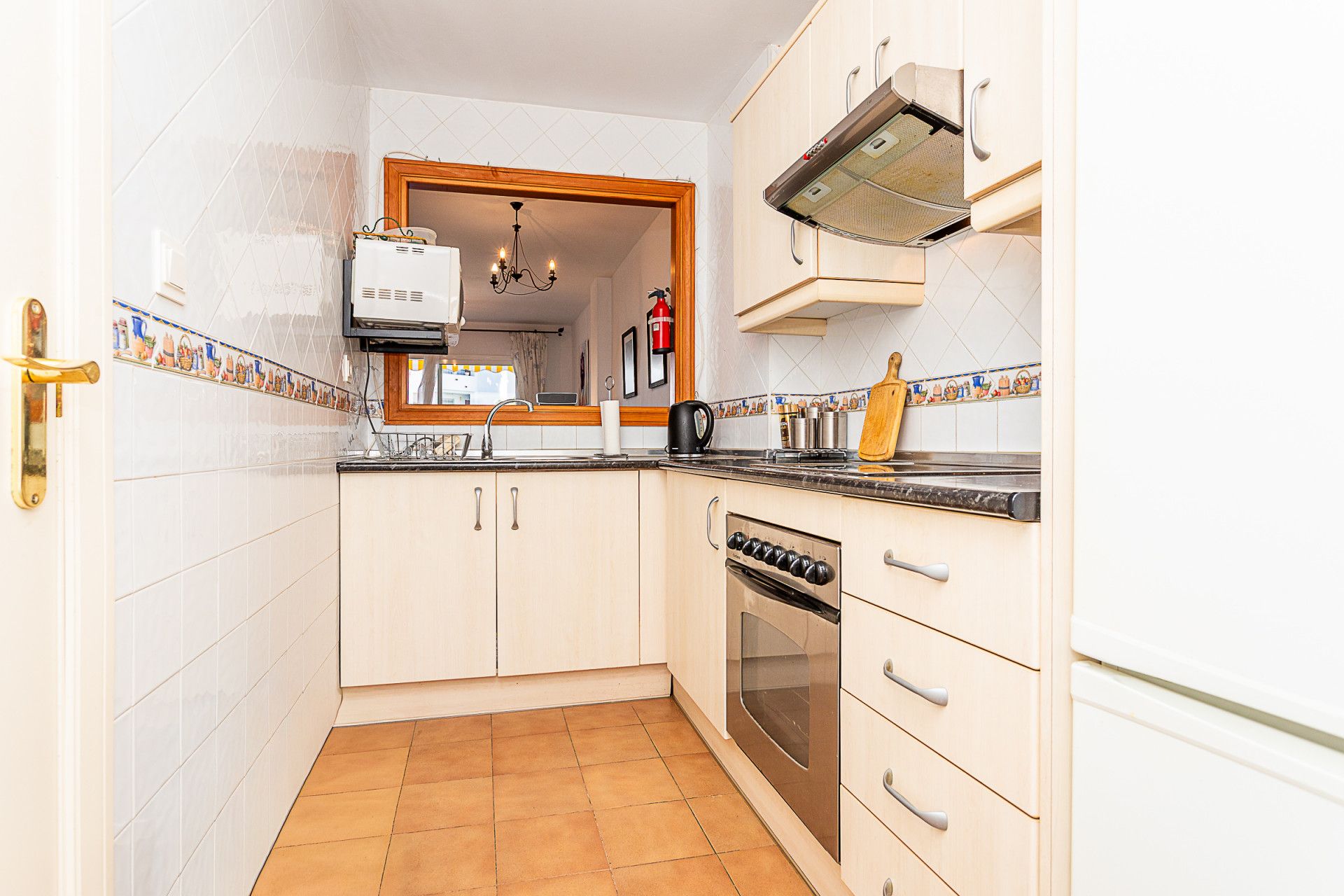 Kitchen of Apartment for sale in Mijas  with Air Conditioner, Terrace and Swimming Pool