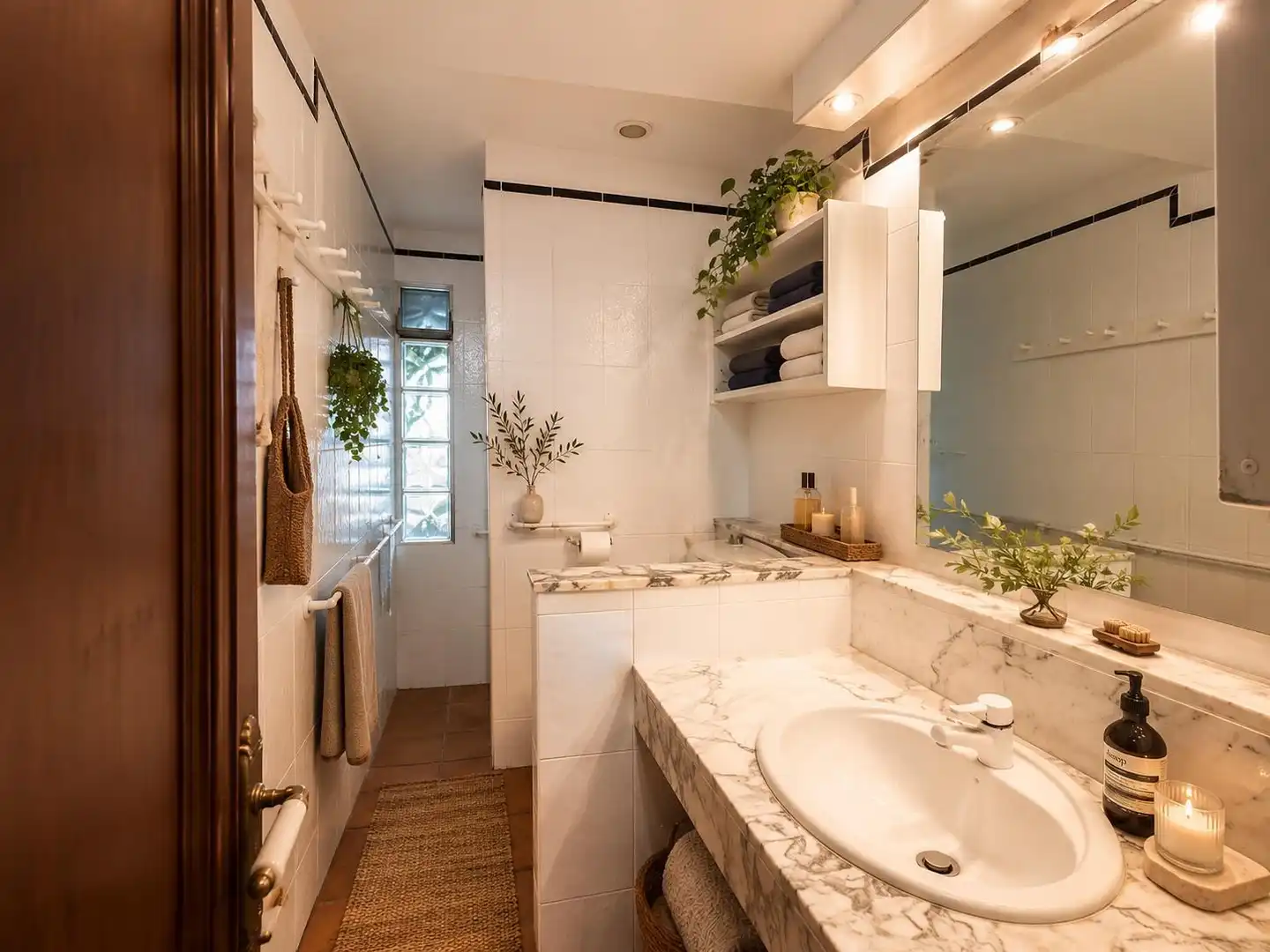 Baño de Finca rústica en venta en Vilablareix con Calefacción, Trastero y Balcón