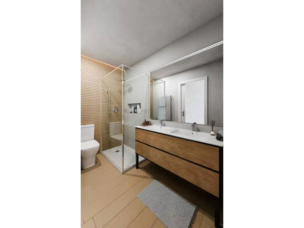 Bathroom of Flat for sale in Granollers  with Air Conditioner, Heating and Balcony