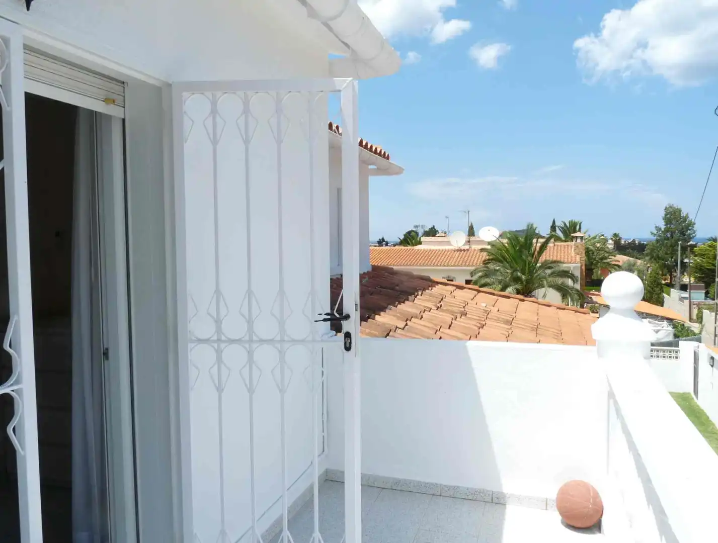 Terrassa de Casa o xalet de lloguer en Dénia amb Aire condicionat, Jardí privat i Terrassa