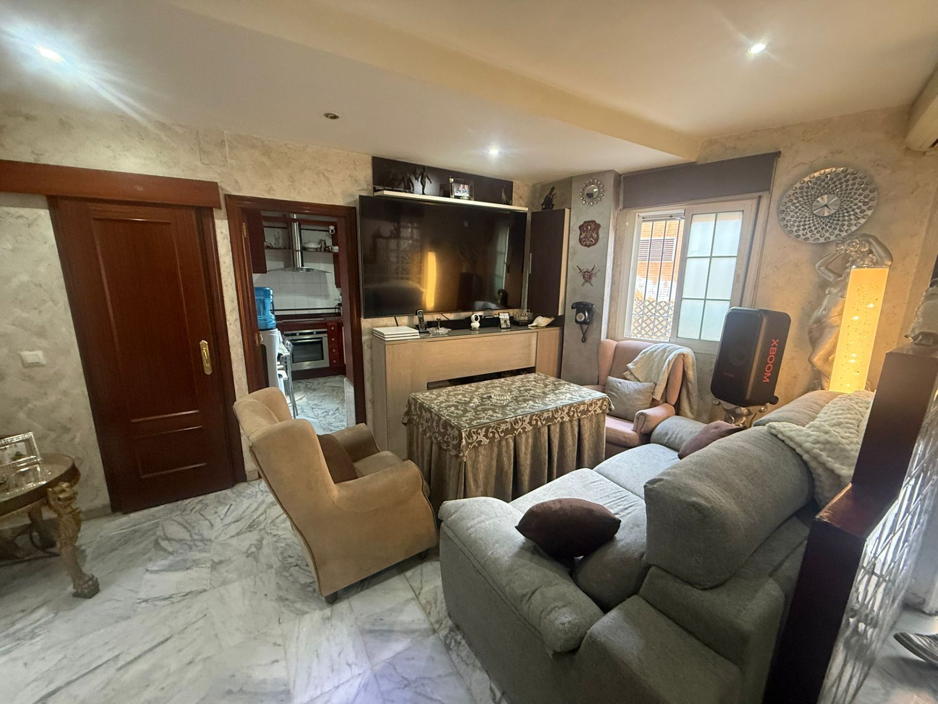 Sala d'estar de Dúplex en venda en  Huelva Capital amb Aire condicionat i Traster