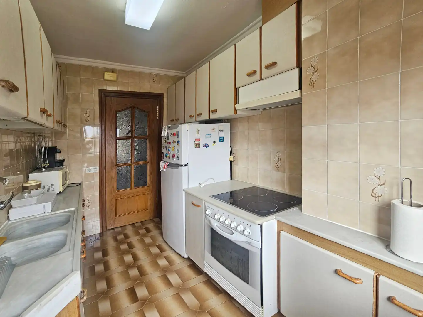 Kitchen of Flat for sale in Sabadell  with Heating, Oven and Balcony