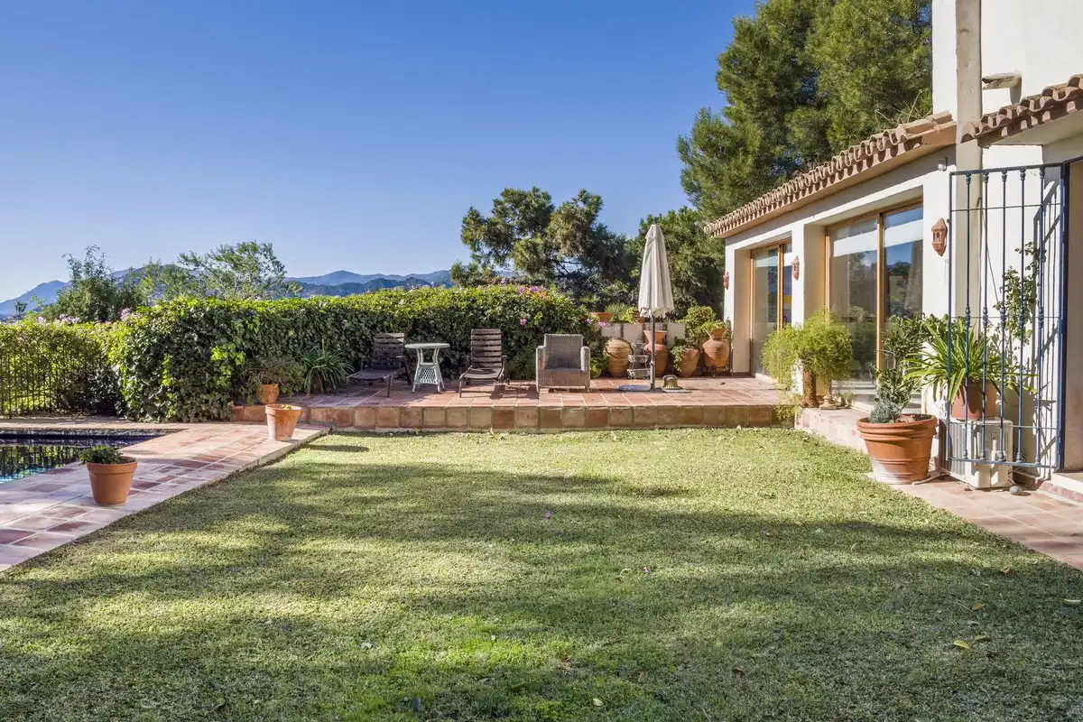 Jardín de Casa o chalet en venta en Marbella con Terraza y Piscina