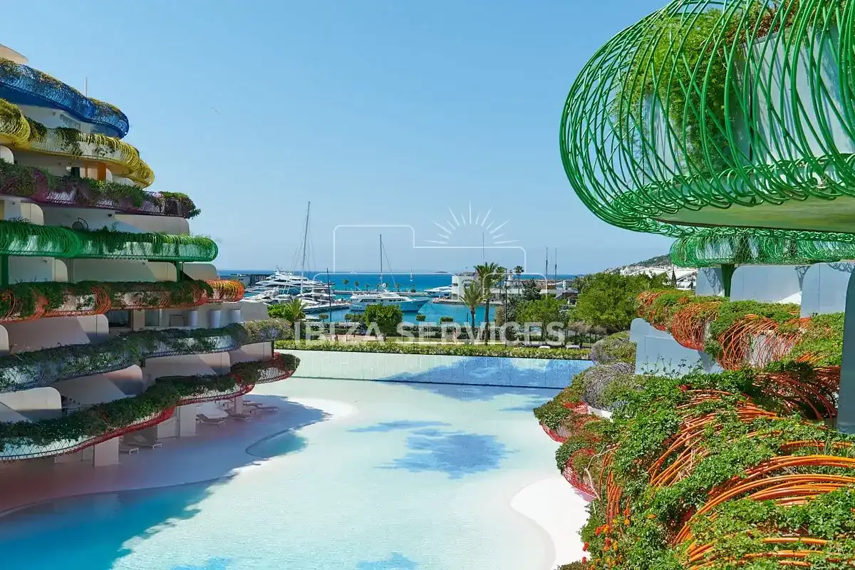 Appartamento con piscina in affitto a Marina Botafoc - Platja de Talamanca, imagen 2