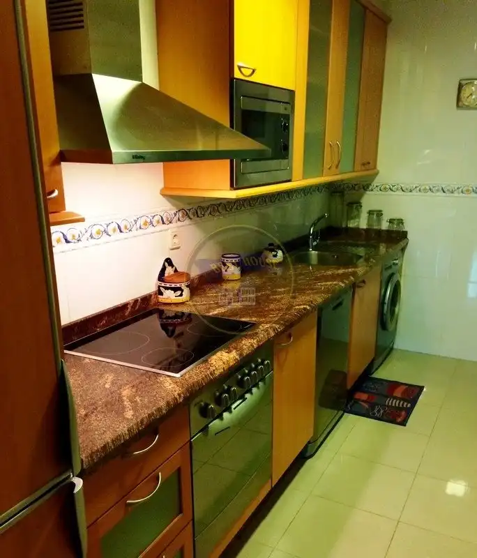 Cocina de Piso en venta en Vigo  con Calefacción, Jardín privado y Parquet