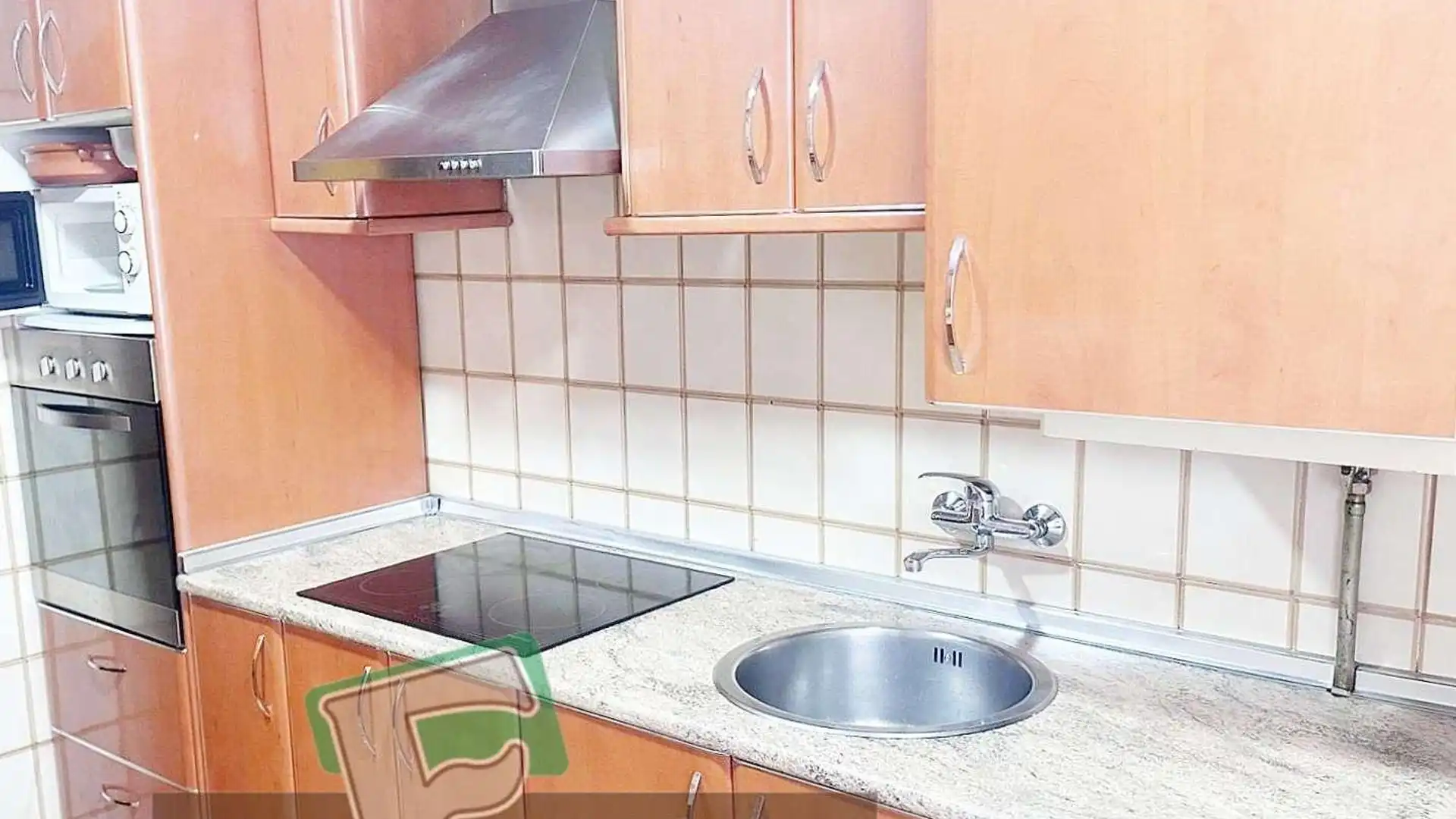 Kitchen of Flat for sale in Oviedo   with Heating, Parquet flooring and Storage room