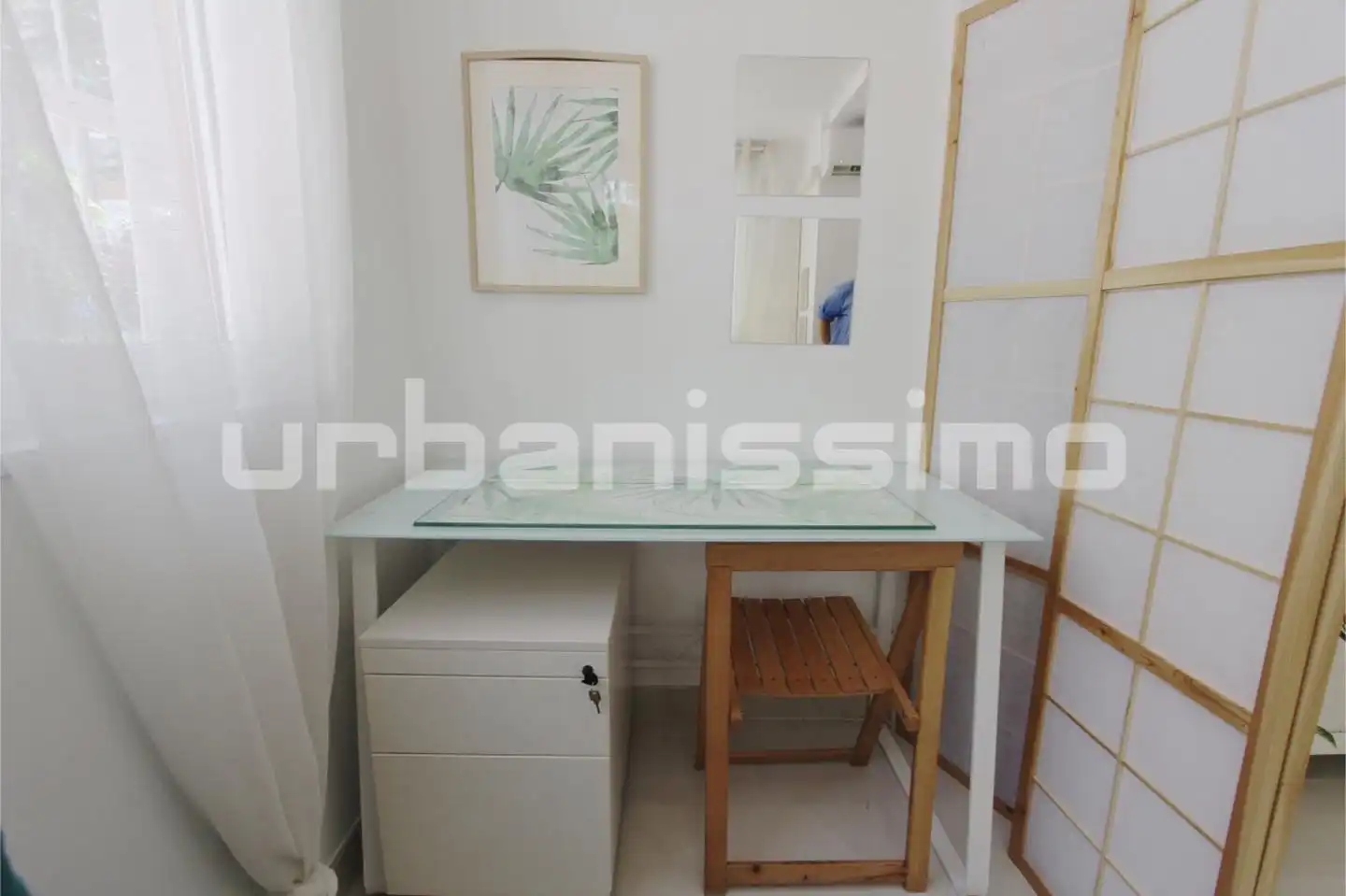Terrassa de Apartament de lloguer en Madrid amb Aire condicionat, Calefacció i Moblat