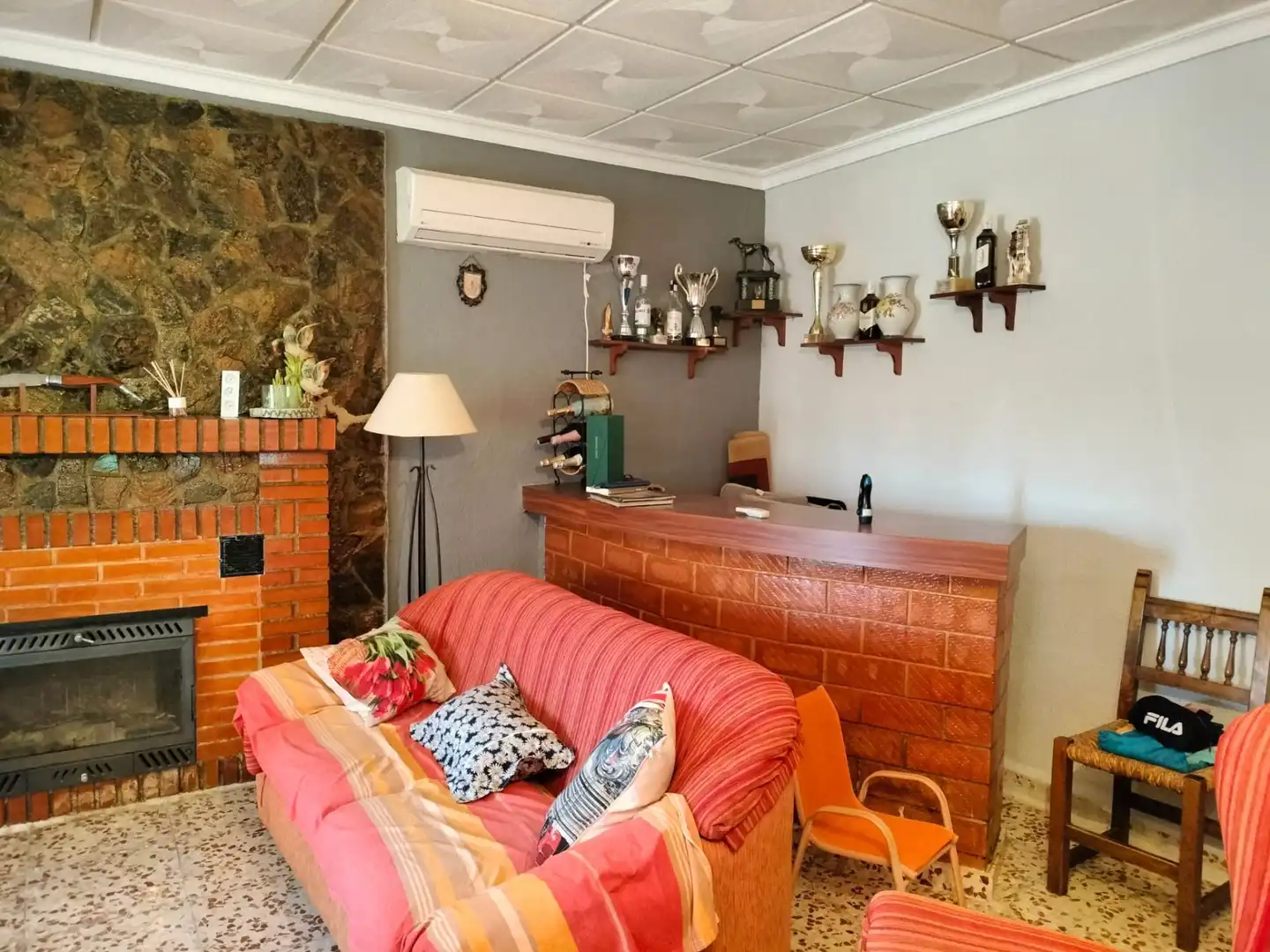 Sala de estar de Casa o chalet en venta en Almodóvar del Campo con Aire acondicionado, Calefacción y Terraza