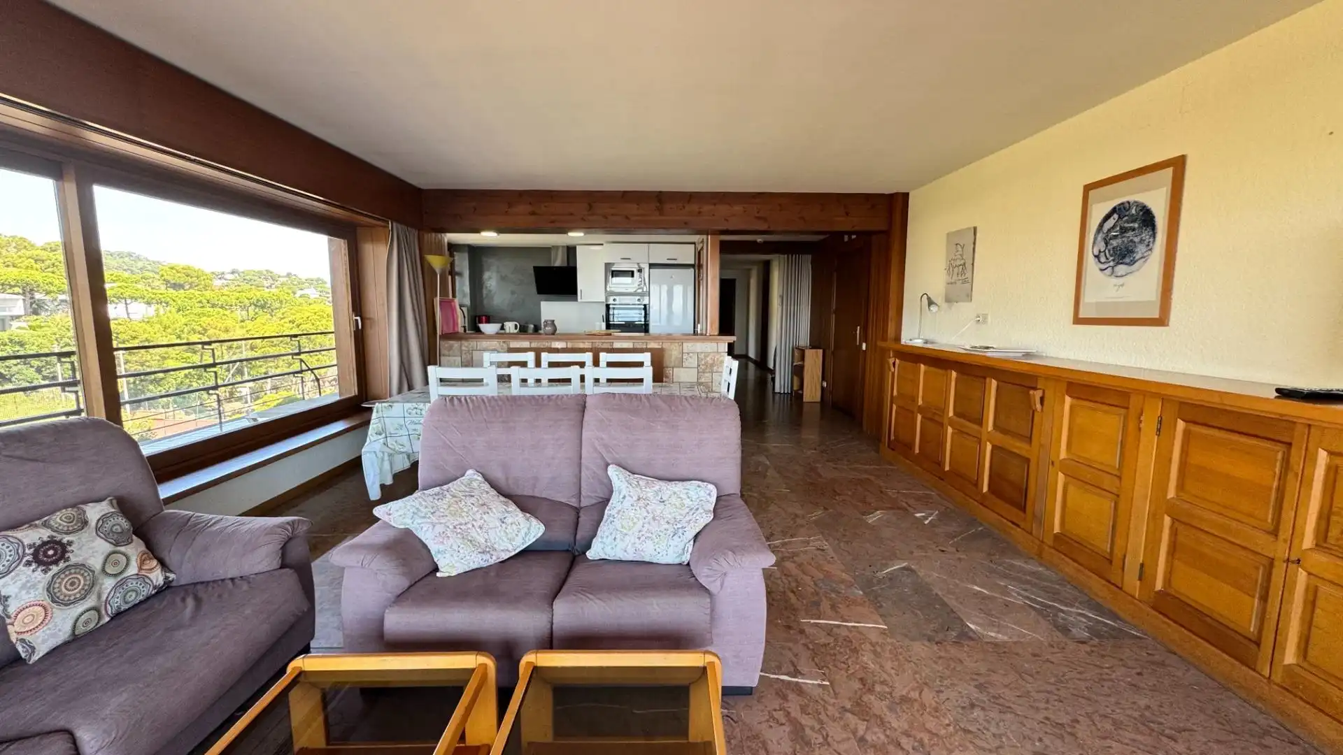 Sala de estar de Piso en venta en Calonge i Sant Antoni con Jardín privado, Terraza y Trastero