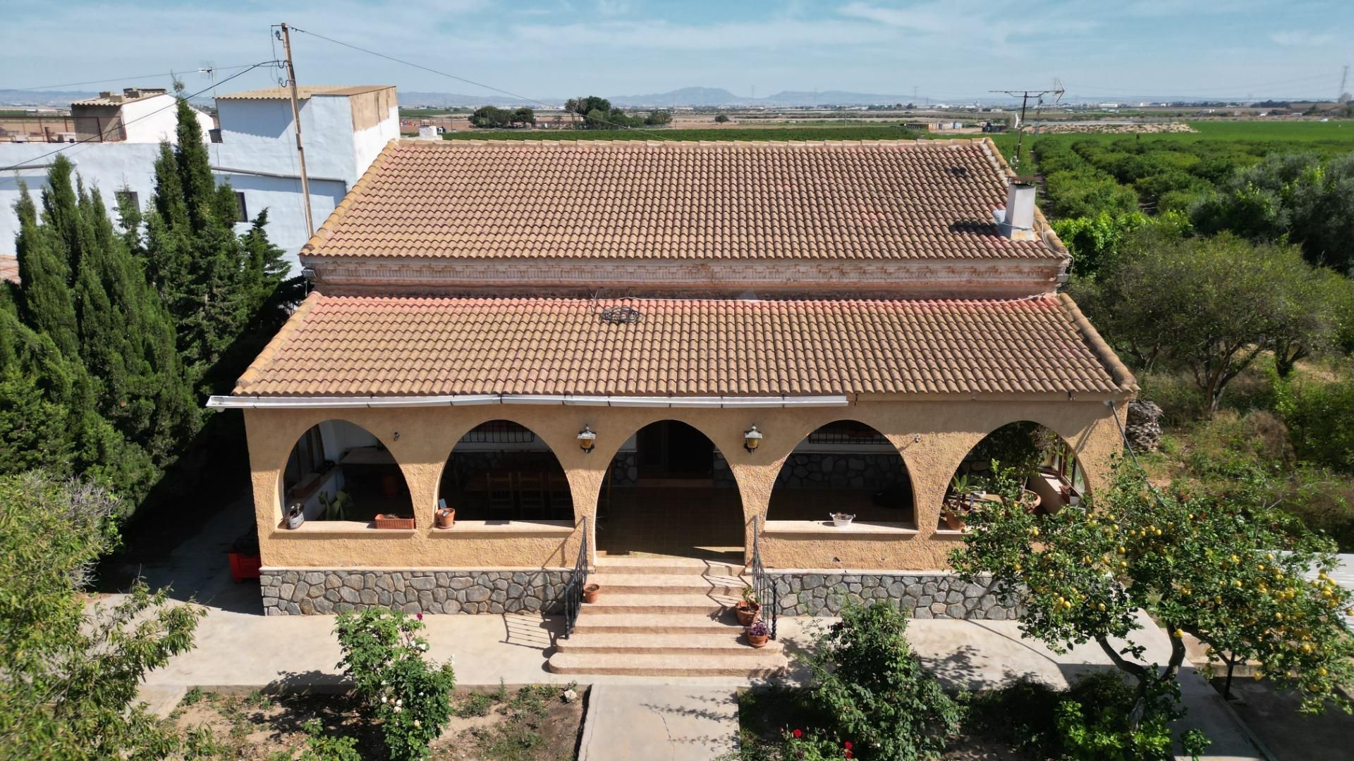 Vista exterior de Finca rústica en venda en Cartagena amb Terrassa, Traster i Piscina comunitària