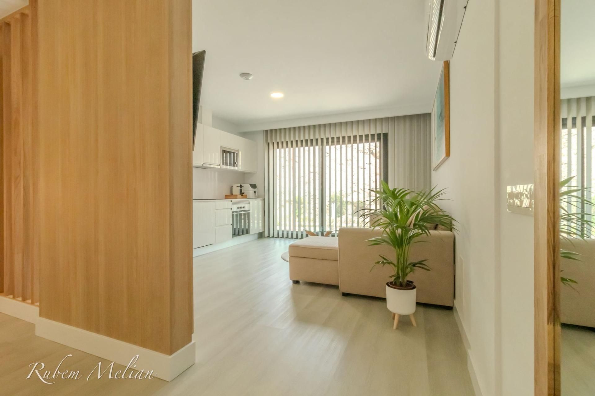 Living room of Apartment to rent in Mogán  with Air Conditioner and Jacuzzi