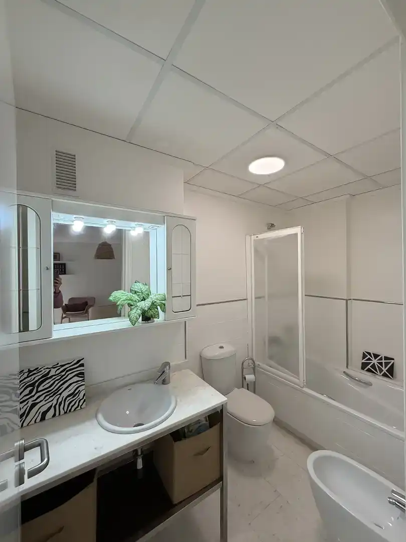 Badezimmer von Dachboden zur Miete in Benitachell / El Poble Nou de Benitatxell mit Klimaanlage und Balkon