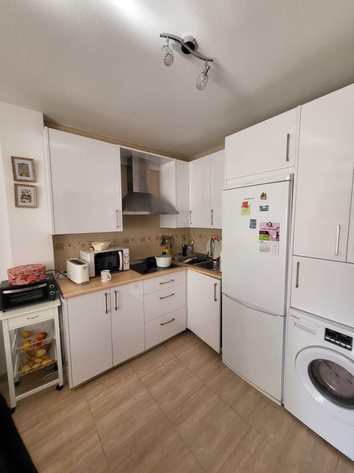 Cuina de Apartament en venda en Roquetas de Mar amb Aire condicionat i Balcó