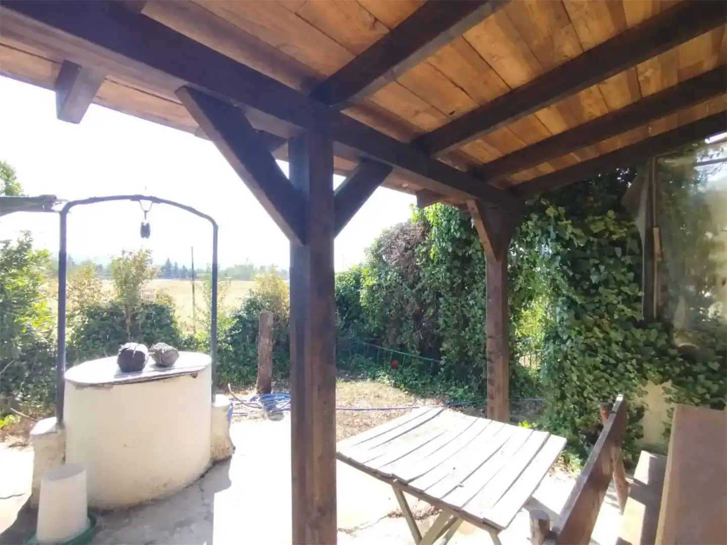 Terrassa de Finca rústica en venda en Garrafe de Torío amb Jardí privat, Parquet i Moblat