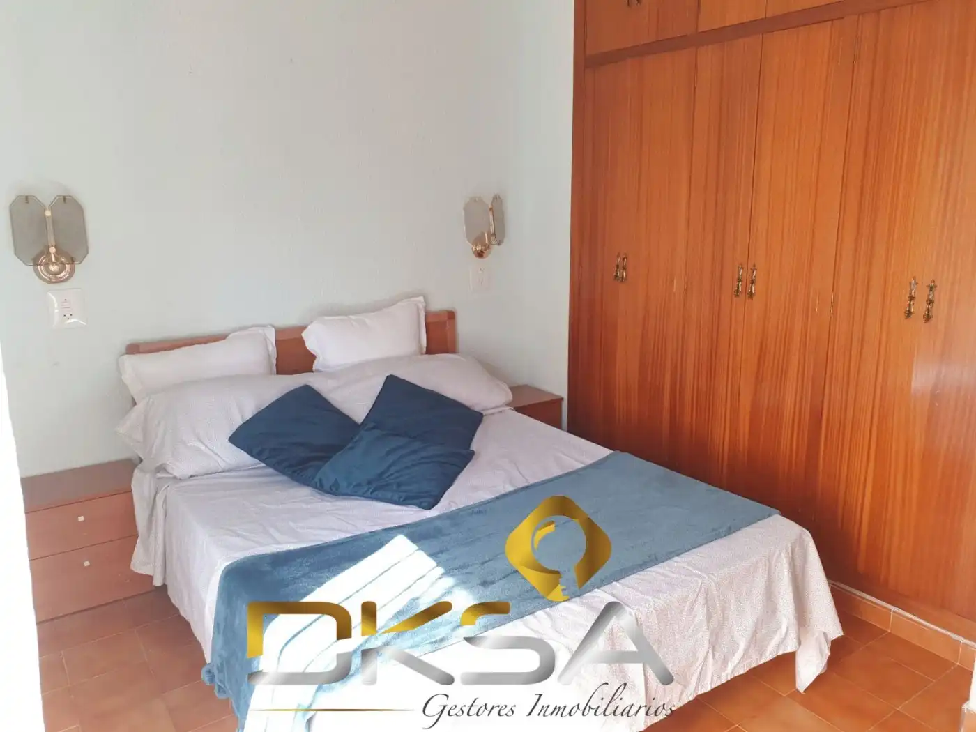 Dormitori de Casa adosada en venda en Benicasim / Benicàssim amb Calefacció, Jardí privat i Terrassa