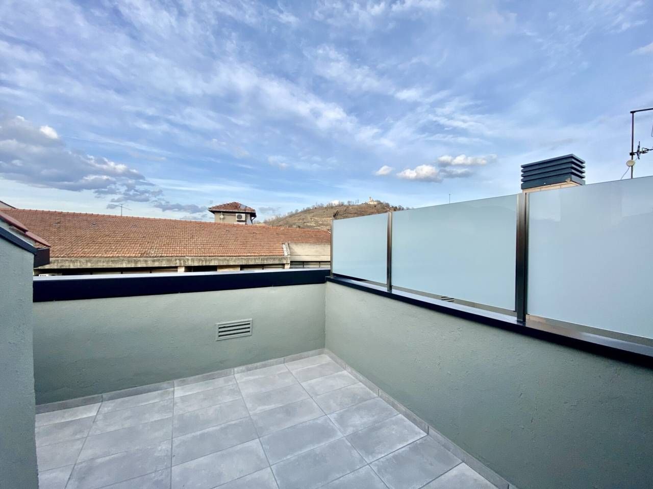 Terrace of Duplex for sale in Olot  with Heating, Terrace and Storage room