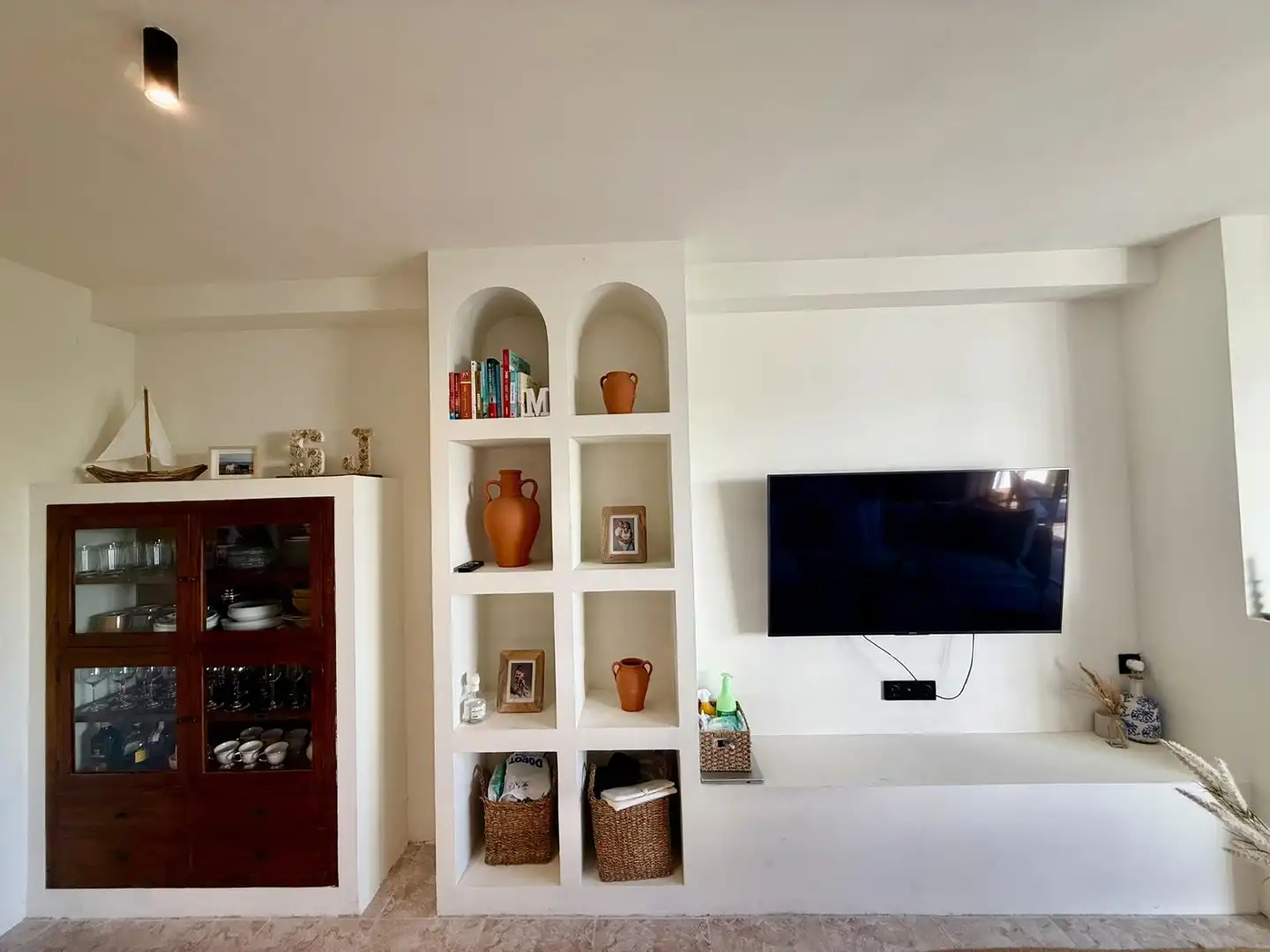 Sala de estar de Casa adosada en venta en Calafell con Aire acondicionado, Calefacción y Terraza