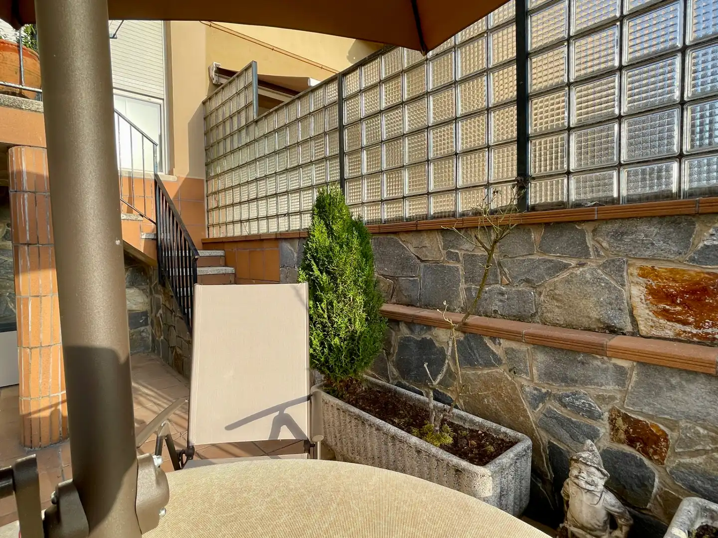 Terraza de Casa o chalet en venta en Sant Pau de Segúries con Aire acondicionado, Jardín privado y Terraza