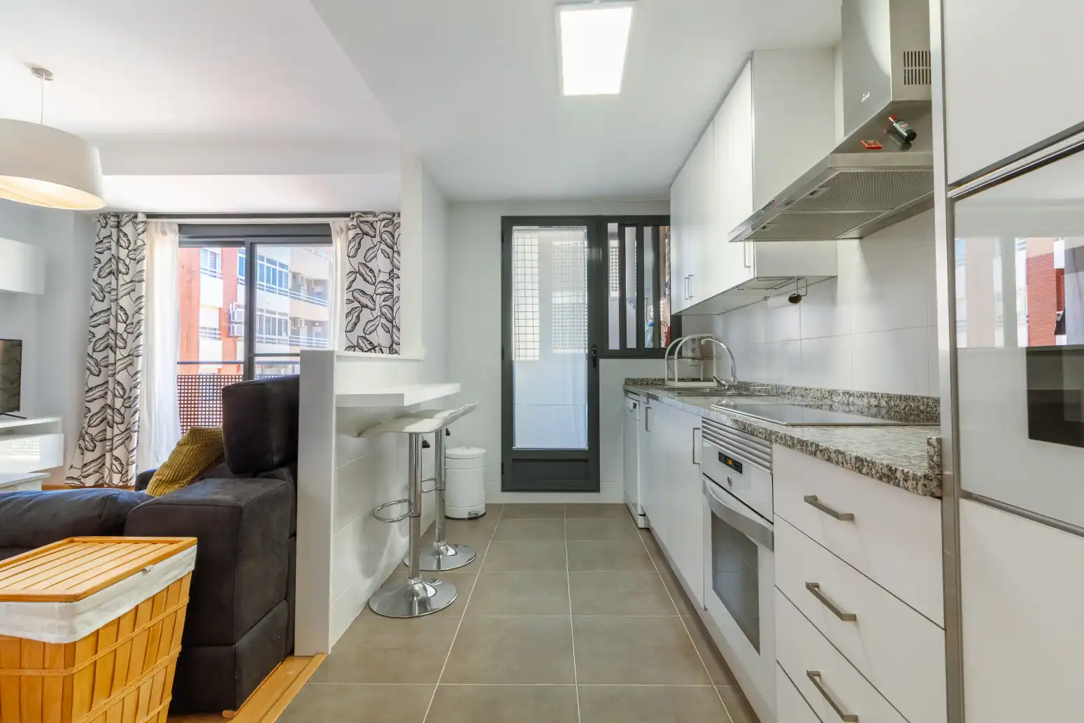 Küche von Wohnung zur Miete in Sagunto / Sagunt mit Möbliert und Balkon