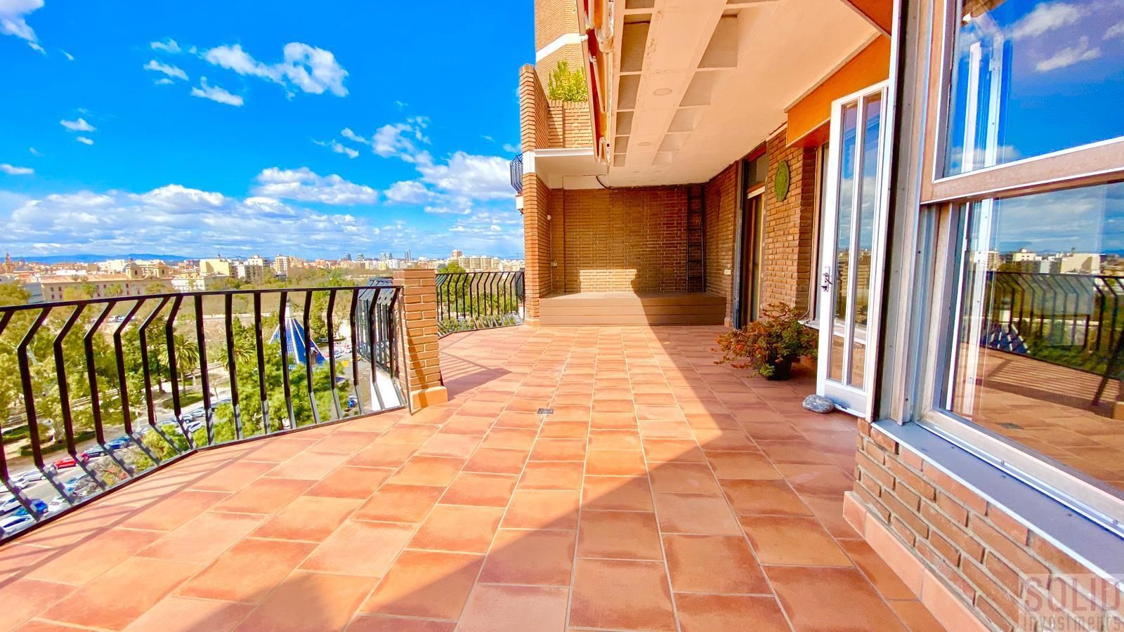 Terrace of Flat for sale in  Valencia Capital  with Air Conditioner, Parquet flooring and Terrace