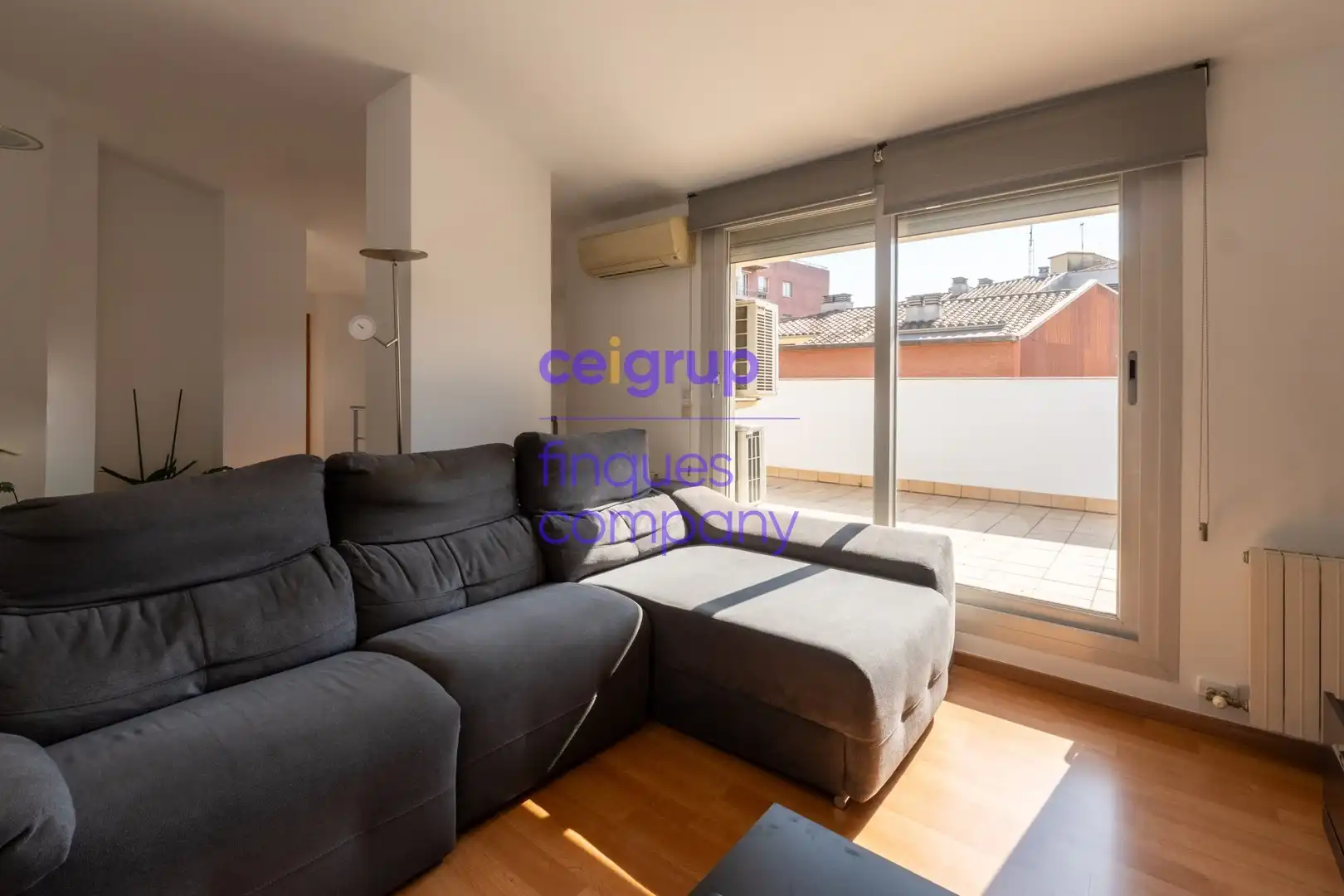 Sala de estar de Dúplex en venta en Figueres con Calefacción y Terraza