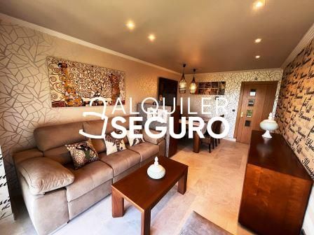 Sala de estar de Piso de alquiler en Valladolid Capital con Calefacción, Terraza y Trastero