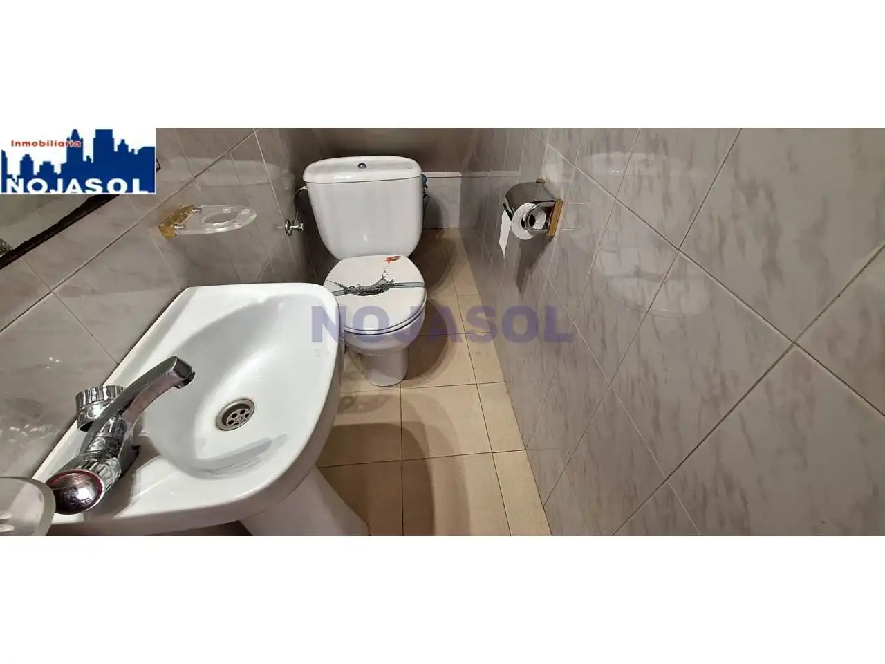 Badezimmer von Maisonette zur Miete in Noja mit Heizung, Terrasse und Möbliert