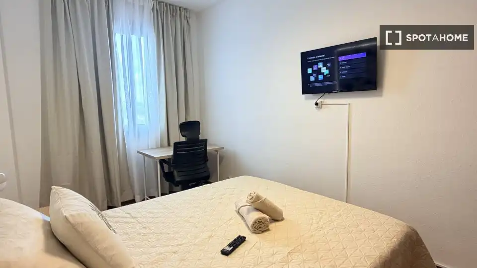 Habitación de Piso para compartir en Las Palmas de Gran Canaria con Aire acondicionado, Terraza y Amueblado