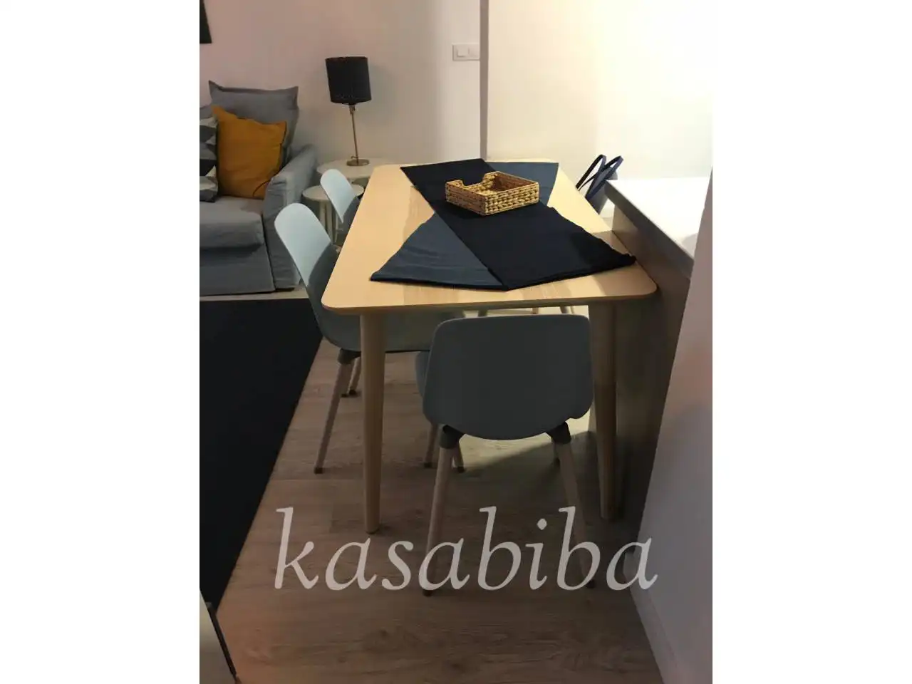 Dining room of Flat for rent in Valencia  with Air Conditioner, Furnished and Balcony