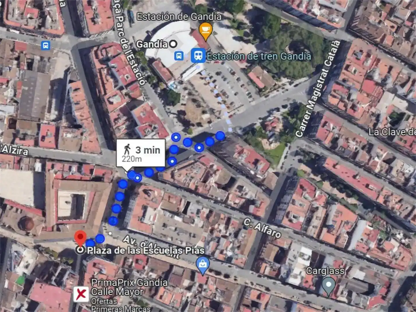 Exterior view of Commercial properties for rent in Gandia