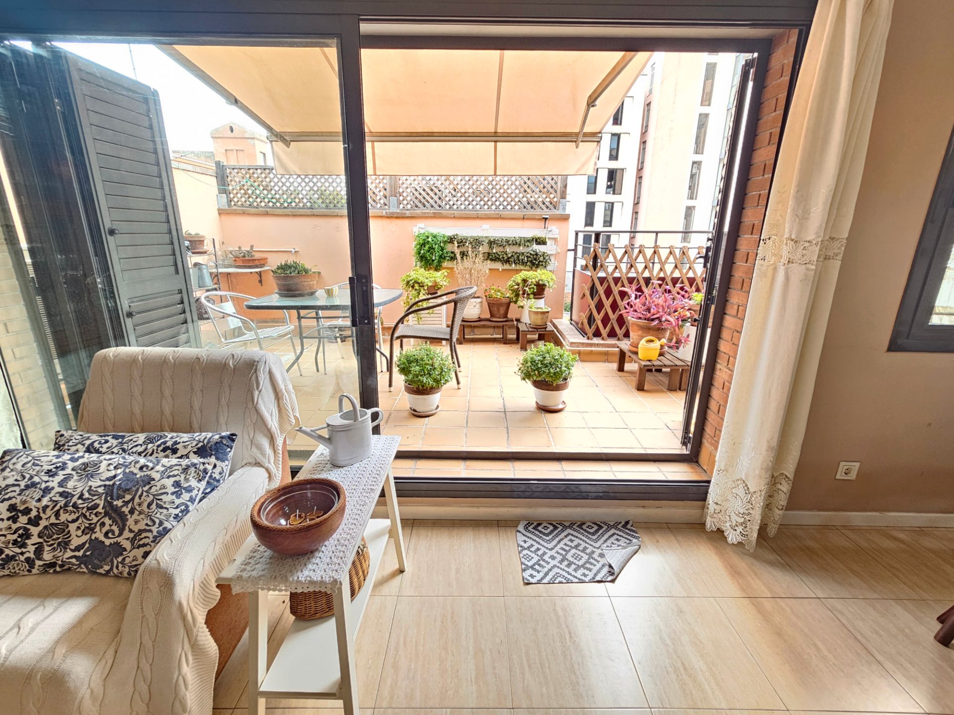 Terrace of Attic for sale in Sabadell  with Air Conditioner, Heating and Parquet flooring