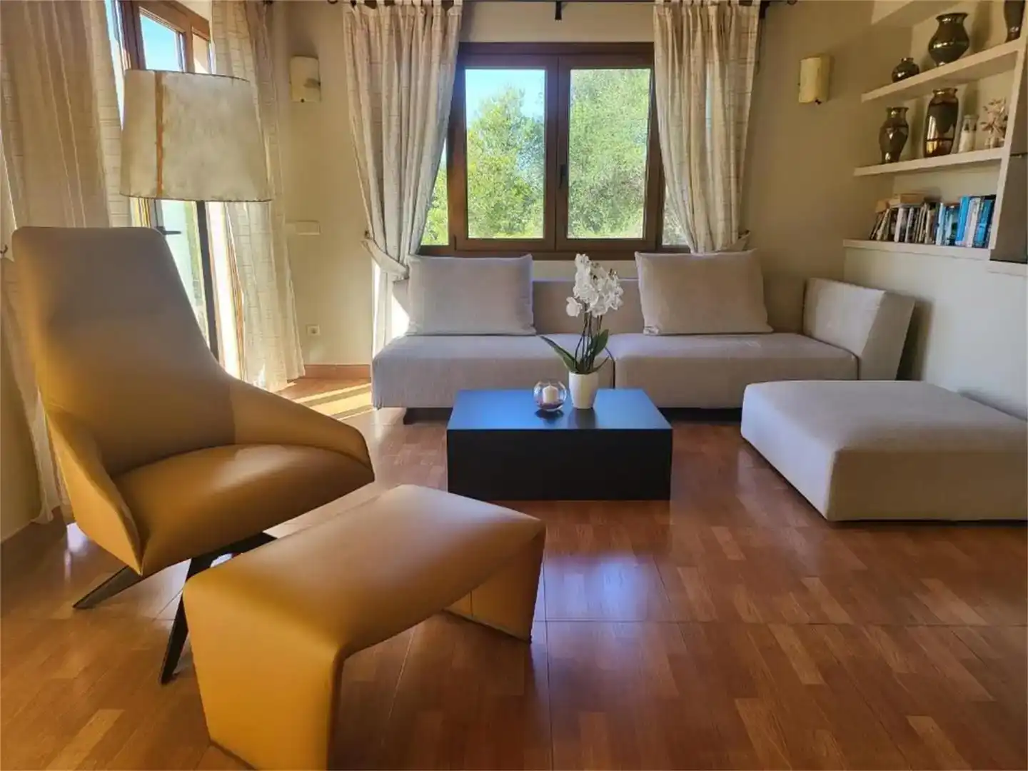 Sala de estar de Casa o chalet de alquiler en Felanitx con Aire acondicionado, Piscina y Balcón