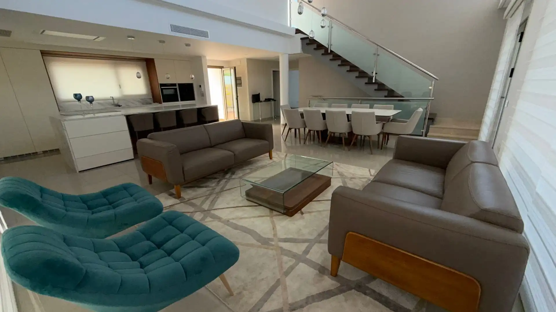 Sala d'estar de Casa o xalet en venda en Puerto de la Cruz amb Aire condicionat, Jardí privat i Terrassa