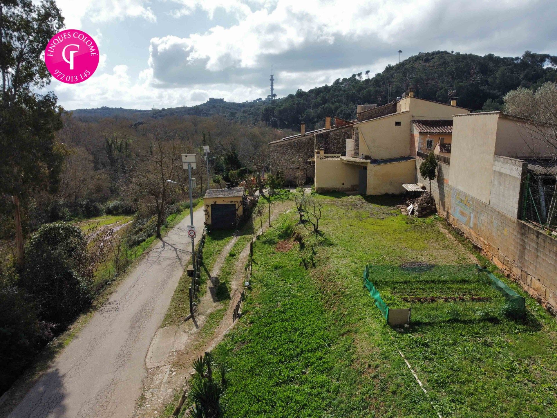 Exterior view of Country house for sale in Girona Capital  with Terrace, Storage room and Balcony