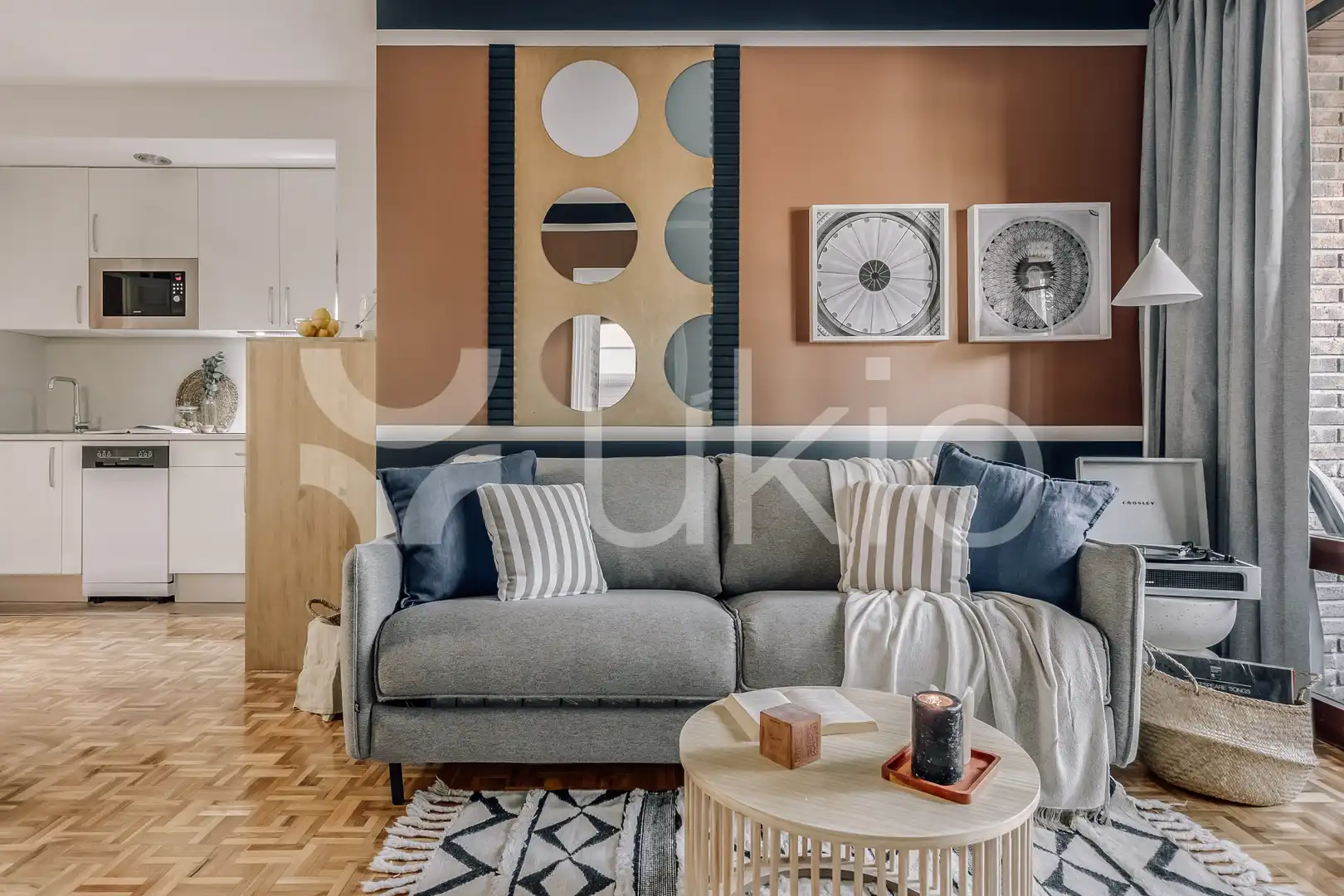 Living room of Apartments for rent in Madrid  with Air Conditioner, Heating and Terrace