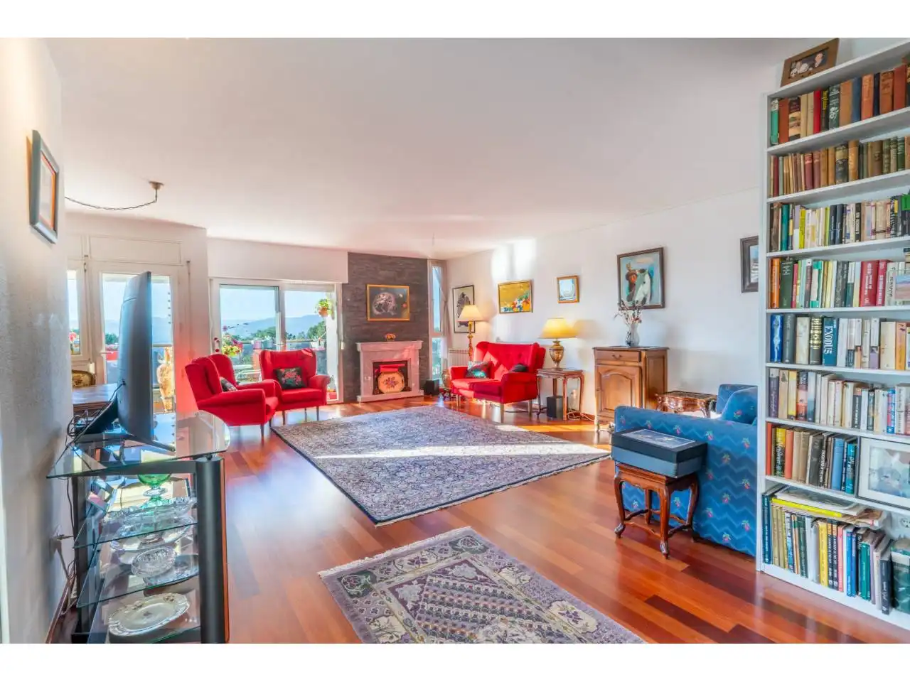 Living room of Attic for sale in Girona  with Heating, Parquet flooring and Terrace