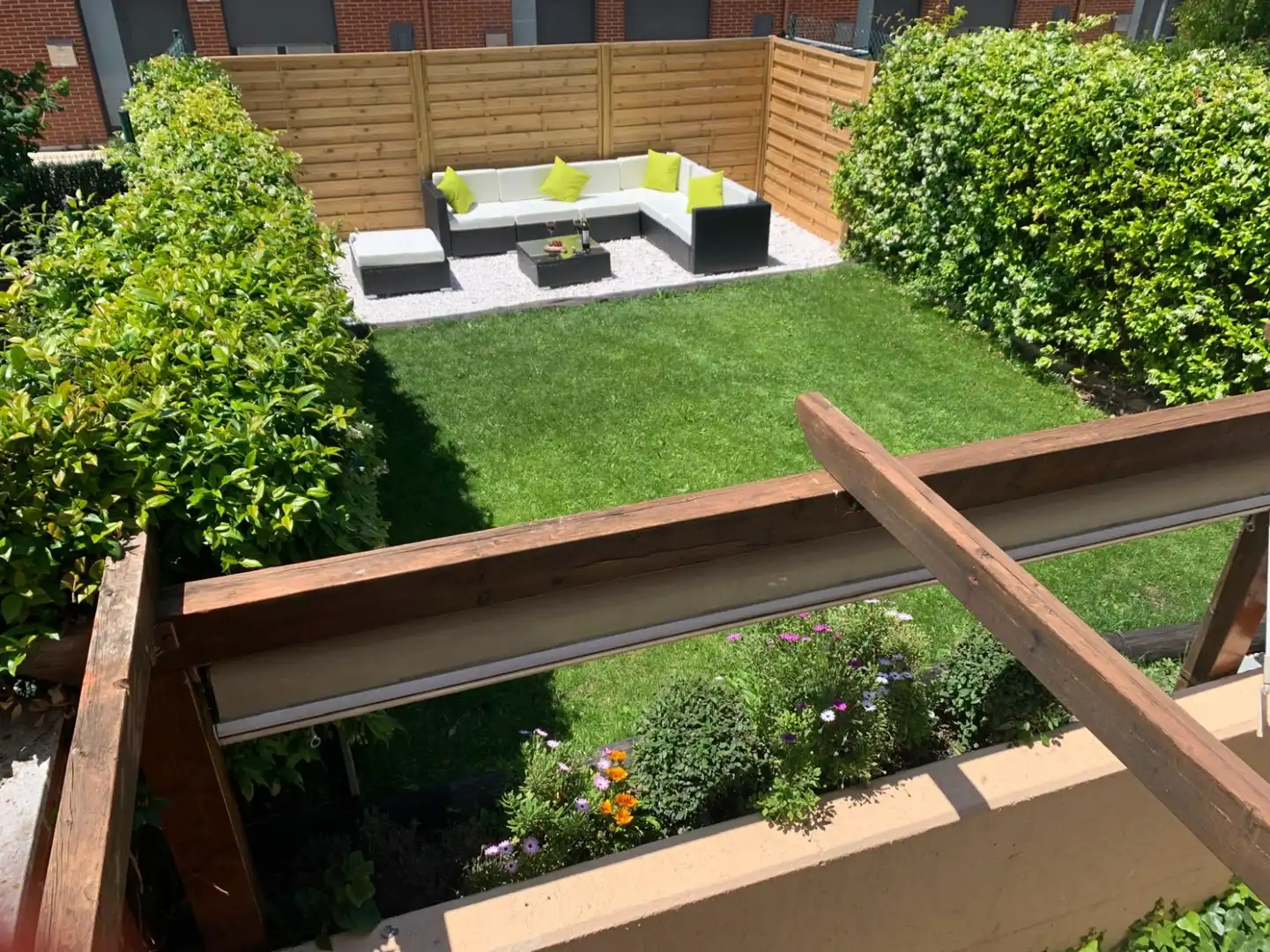 Terrassa de Casa adosada en venda en  Logroño amb Calefacció, Jardí privat i Terrassa