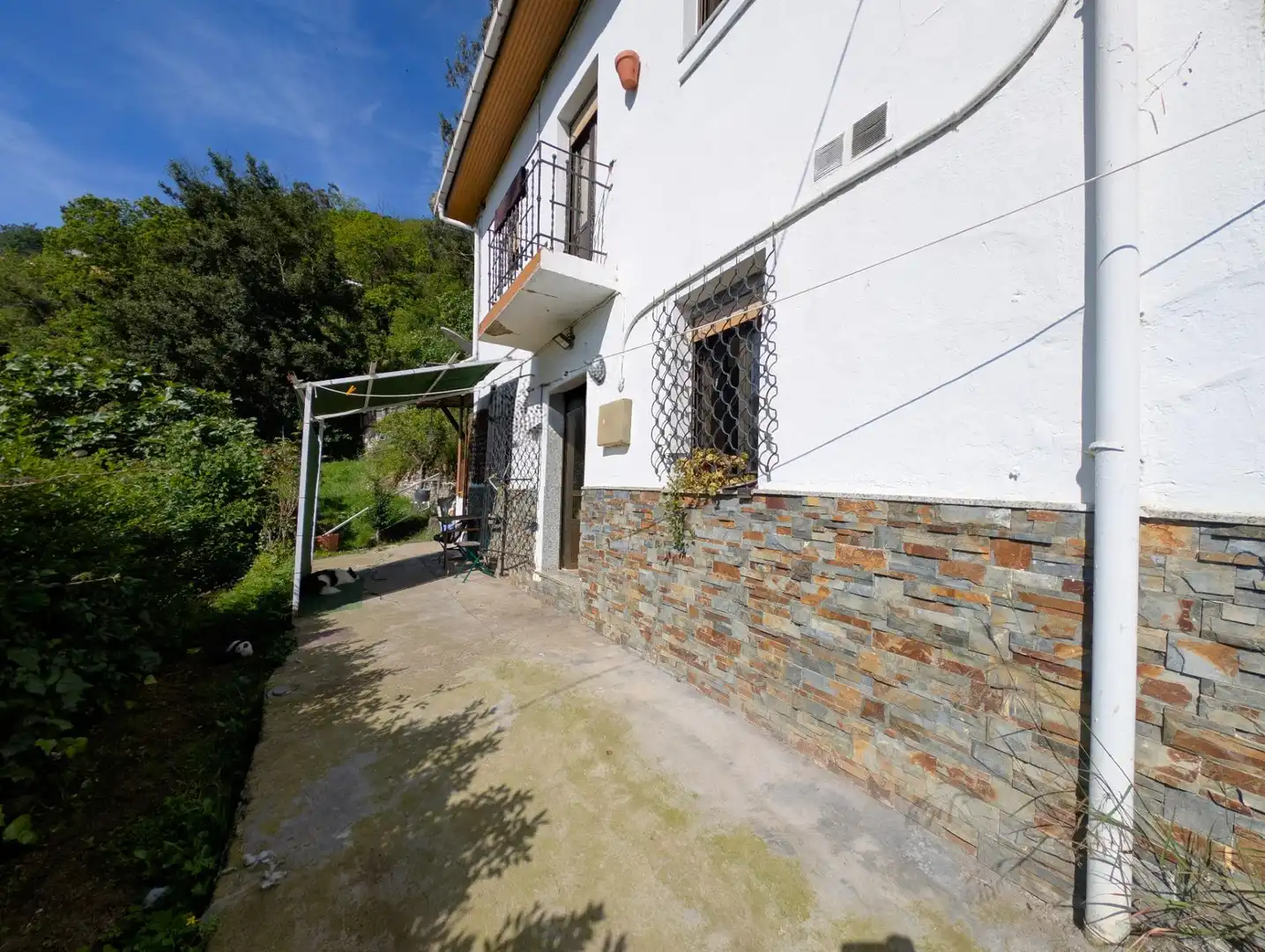 Vista exterior de Casa o chalet en venta en Mieres (Asturias) con Calefacción, Jardín privado y Terraza