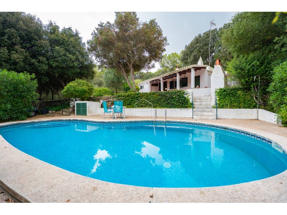 Piscina de Finca rústica en venda en Es Mercadal amb Calefacció, Jardí privat i Terrassa