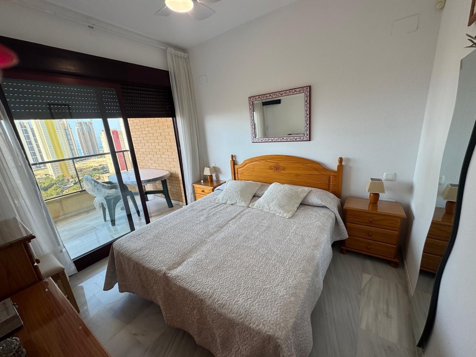 Bedroom of Apartment for sale in Benidorm  with Air Conditioner, Terrace and Storage room