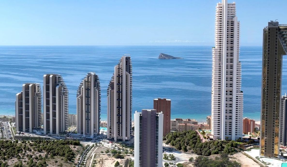 Exterior view of Apartment for sale in Benidorm  with Air Conditioner, Storage room and Community pool