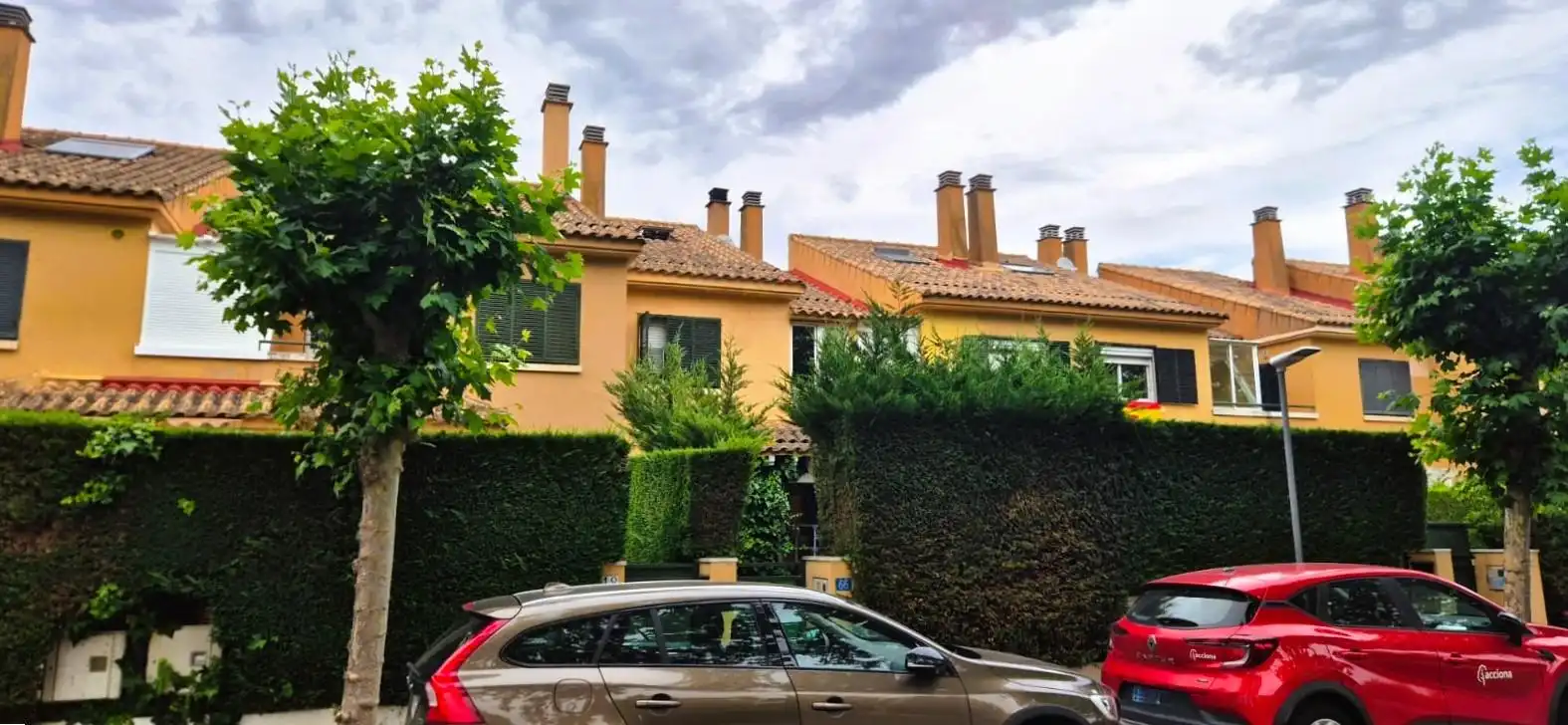 Exterior view of Houses for sale in Simancas  with Heating, Private garden and Storage room
