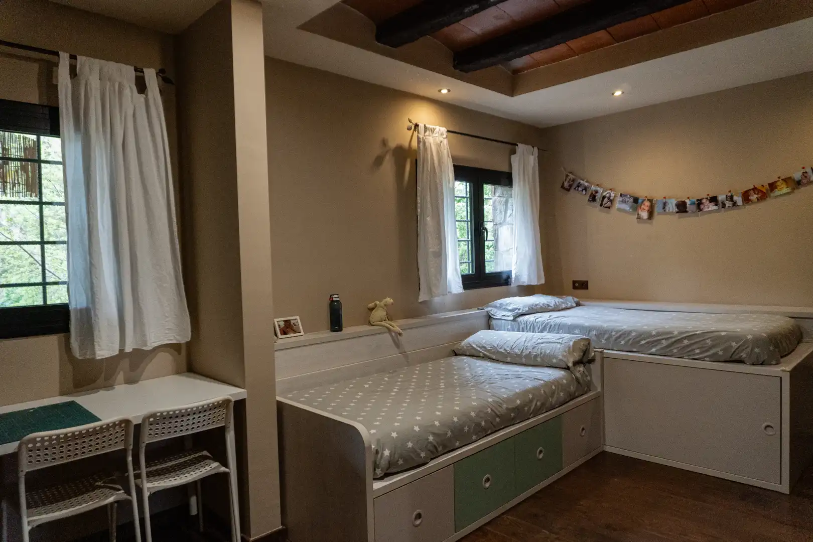 Schlafzimmer von Haus oder Chalet zur Miete in Vallgorguina mit Heizung, Privatgarten und Parkett