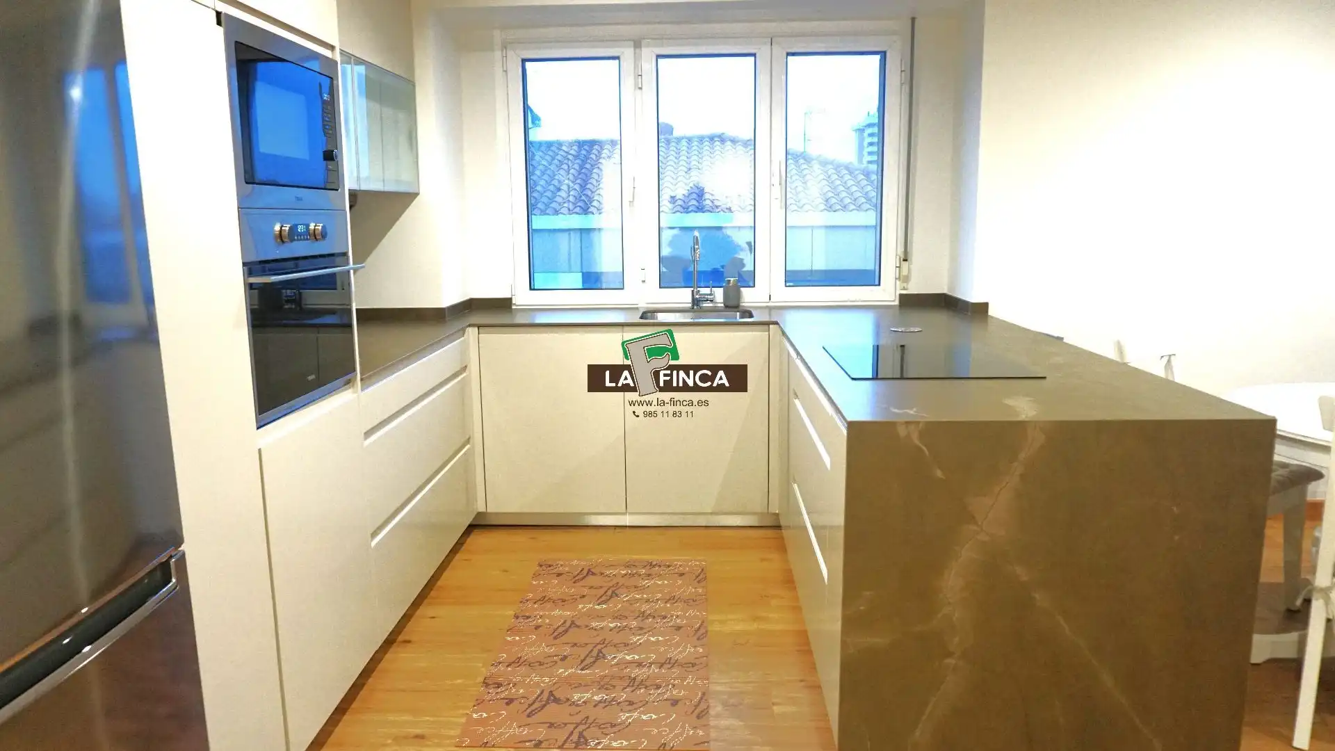 Kitchen of Flat for sale in Gijón   with Furnished