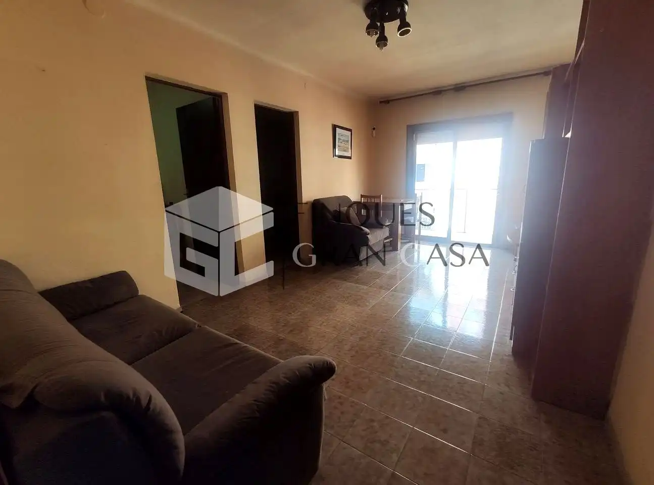 Living room of Flat for sale in Canovelles  with Balcony and Alarm