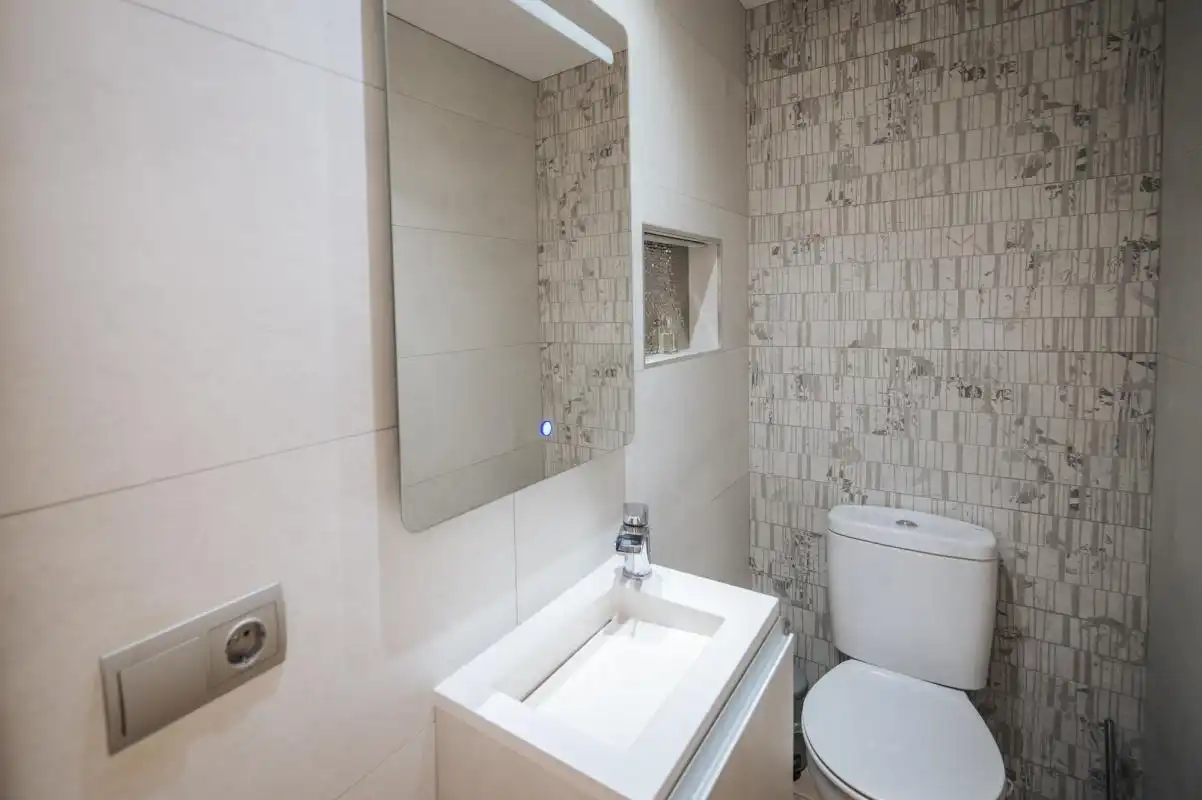 Baño de Planta baja en venta en Sant Josep de sa Talaia con Aire acondicionado, Calefacción y Terraza