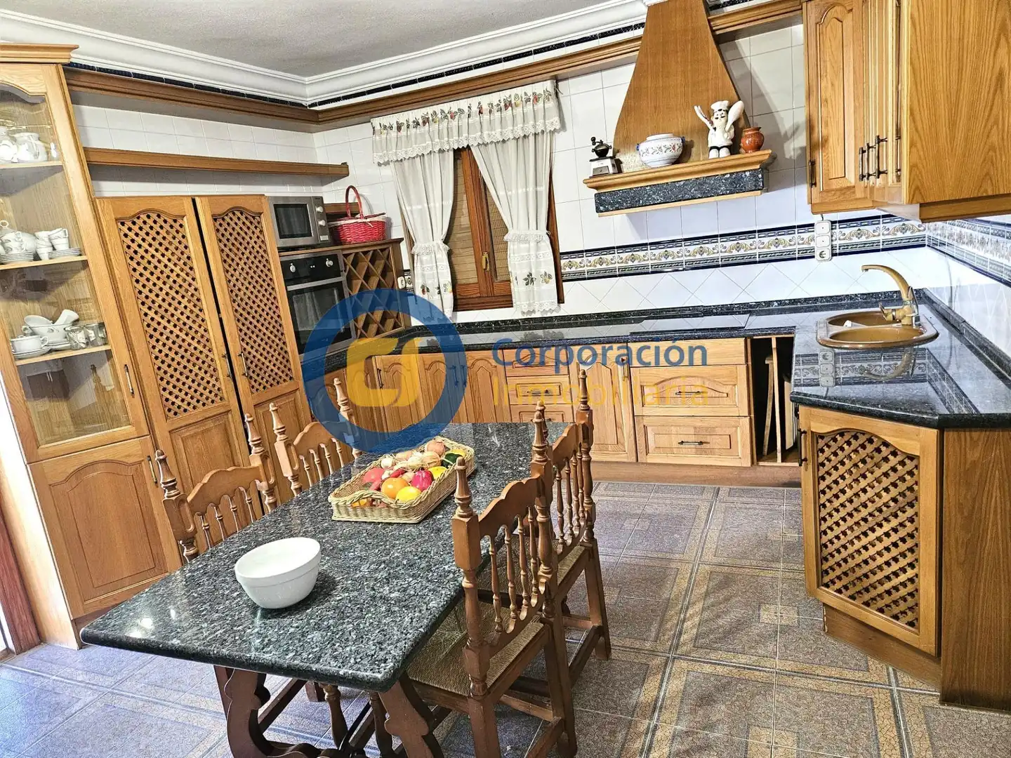 Cocina de Casa o chalet en venta en Lorca con Aire acondicionado, Jardín privado y Piscina
