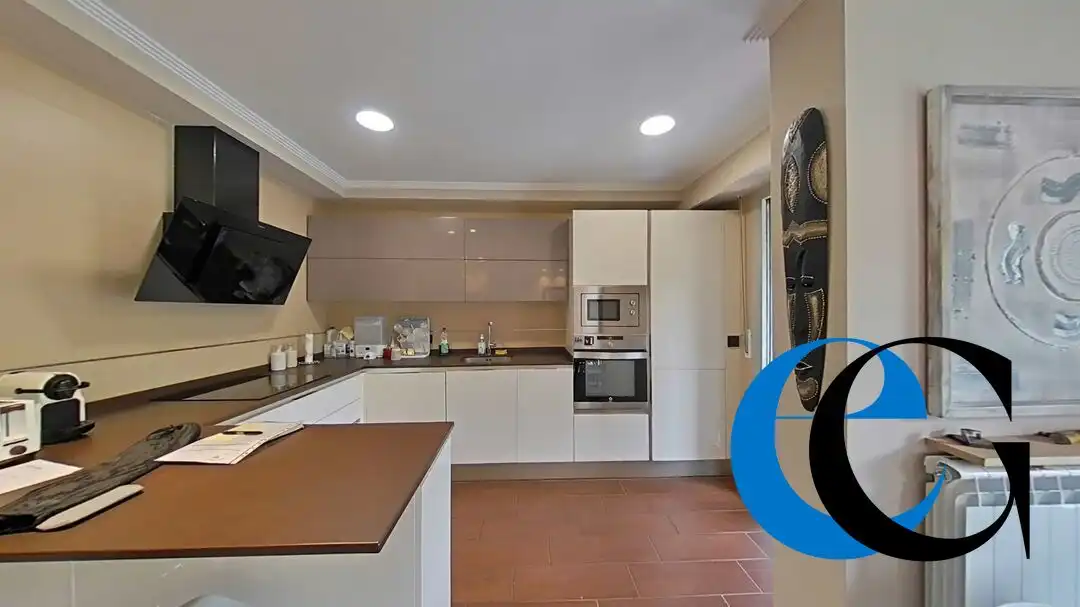 Cocina de Piso de alquiler en Orio con Calefacción, Jardín privado y Piscina