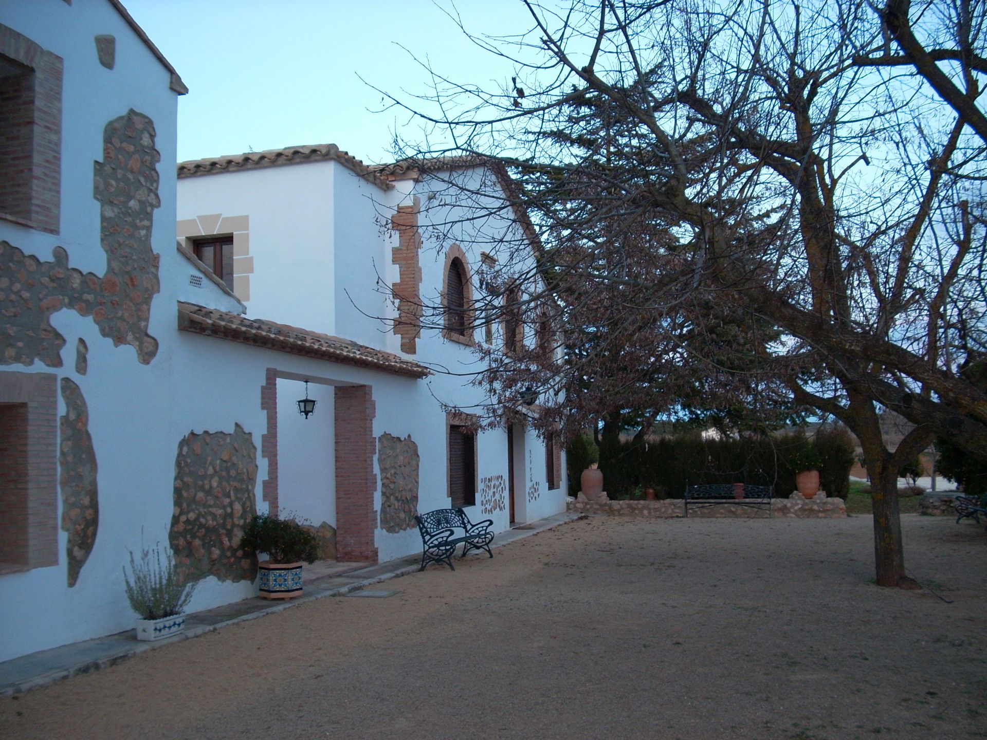 Exterior view of Country house for sale in Banyeres de Mariola  with Air Conditioner, Private garden and Terrace